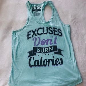 “Excuses Don’t Burn Calories” Tank From JCPenney